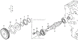 FUEL CAMSHAFT AND GOVERNOR SHAFT ASSEMBLY