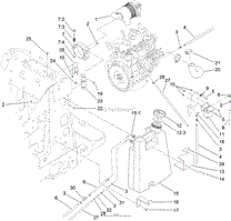 FUEL TANK AND AIR FILTER ASSEMBLY