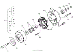 DYNAMO COMPONENT ASSEMBLY NO. 100-2168