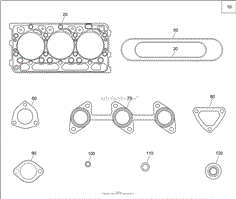 UPPER ENGINE GASKET KIT