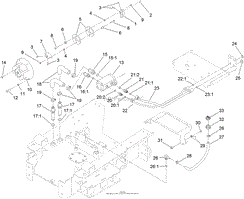 HYDRAULIC PUMP MOUNT ASSEMBLY