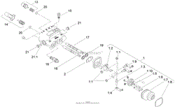 TWO SPOOL VALVE ASSEMBLY NO. 106-9307