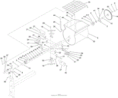 DRUM, PADDLE AND BEARING ASSEMBLY