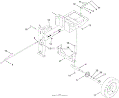 FRAME AND AXLE ASSEMBLY