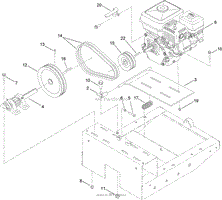 ENGINE AND PINION ASSEMBLY