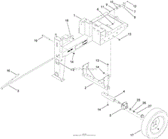 FRAME AND AXLE ASSEMBLY