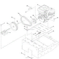 ENGINE AND PINION ASSEMBLY