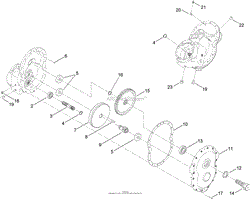 GEARCASE ASSEMBLY NO. ST22075-03