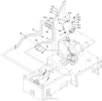 HYDRAULIC HARD LINE ROUTING ASSEMBLY