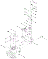 PISTON PUMP AND BRACKET ASSEMBLY