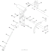 PITCH HANDLE LOCKING GUIDE ASSEMBLY