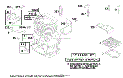 ENGINE BRIGGS &amp; STRATTON MODEL 135202-0142-03