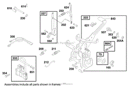 ENGINE BRIGGS &amp; STRATTON MODEL 192402-0645-A2 (MODEL 60061 ON(9)