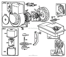 ENGINE BRIGGS &amp; STRATTON MODEL NO. 60112 TYPE NO. 1210-01