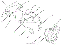 BAFFLES &amp; SHROUD(CH20QS PS64556 KOHLER)