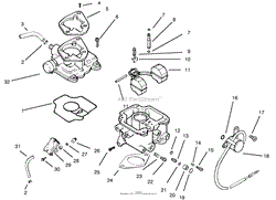 CARBURETOR &amp; FUEL PUMP(CH20QS PS64556 KOHLER)