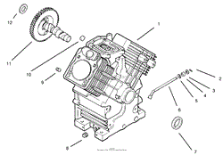 CRANKCASE(CH20QS PS64556 KOHLER)