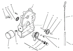 OIL PAN/LUBRICATION(CH20QS PS64556 KOHLER)