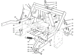 PARKING BRAKE &amp; LIFT FRAME ASSEMBLY