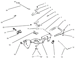 THROTTLE LINKAGE &amp; GOVERNOR CONTROLS(CH20QS PS64556 KOHLER)