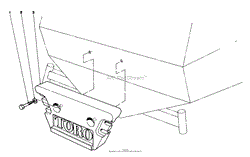 CUTTING UNIT MODEL NO. 30768 REAR WEIGHT (OPTIONAL)