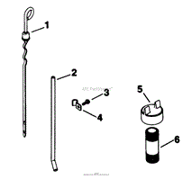 DIPSTICK-ENGINE KOHLER MODEL NO. M18QS-24657