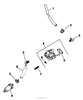 FUEL PUMP-ENGINE KOHLER MODEL NO. M18QS-24657