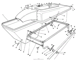 GRASS COLLECTION SYSTEM MODEL NO. 30576 (OPTION(3)