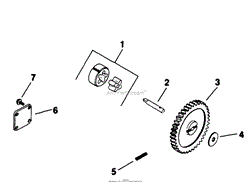 OIL PUMP-ENGINE KOHLER MODEL NO. M18QS-24657