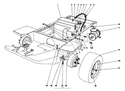 GAS TANK AND AIR CLEANER ASSEMBLY