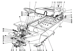 PEDALS, HOOD AND STEERING WHEEL ASSEMBLY