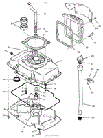 OIL BASE &amp; FILL TUBE ASSEMBLY