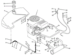 ENGINE &amp; FUEL SYSTEM ASSEMBLY