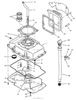 OIL BASE &amp; FILL TUBE ASSEMBLY