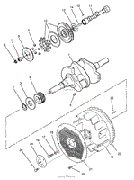 CRANKSHAFT, CAMSHAFT &amp; FLYWHEEL ASSEMBLY