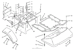 FENDERS &amp; FLOOR PAN ASSEMBLY