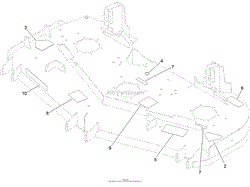 DECK DECAL ASSEMBLY NO. 120-2461