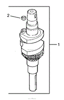 CRANKSHAFT ASSEMBLY KOHLER CV493S-27529