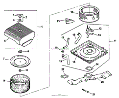 GROUP 10 AIR INTAKE ASSEMBLY