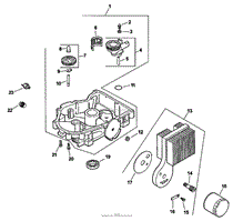 GROUP 3 OIL PAN/LUBRICATION ASSEMBLY