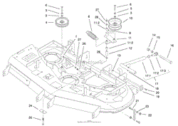 IDLER, PULLEY AND LIFT STRUT CHAIN ASSEMBLY