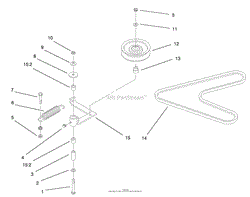 PUMP, IDLER AND BELT ASSEMBLY