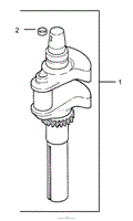 CRANKSHAFT ASSEMBLY KOHLER CV20S PRO 65593