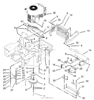 ENGINE AND CLUTCH ASSEMBLY