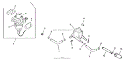 FUEL SYSTEM ASSEMBLY KOHLER CV20S PRO 65593