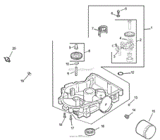 OIL PAN/LUBRICATION ASSEMBLY KOHLER CV20S PRO 65593