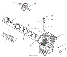 CRANKCASE (KOHLER CH20S PS64644)