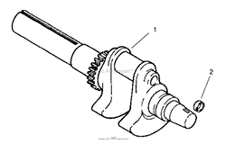 CRANKSHAFT (KOHLER CH20S PS64644)