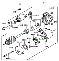 STARTER-KAWASAKI FD661D S03