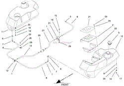 TANK AND FUEL LINES ASSEMBLY